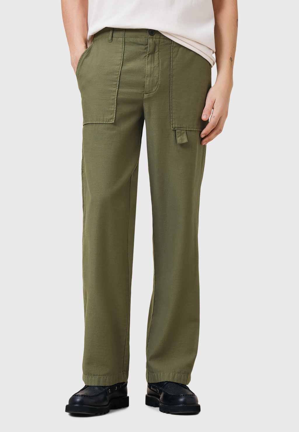 Брюки TALBOT AllSaints, зеленый 
Брюки TALBOT AllSaints, зеленый