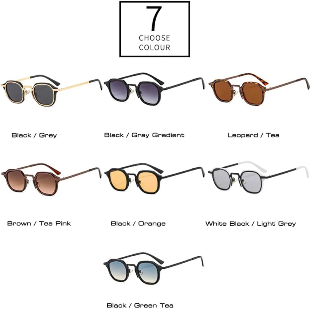 Модные маленькие солнцезащитные очки для женщин в стиле ретро-панк, солнцезащитные очки UV400 для мужчин. Трендовые солнцезащитные очки HVTVTLA, Black Green Tea
Модные маленькие солнцезащитные очки для женщин в стиле ретро-панк, солнцезащитные очки UV400 для мужчин. Трендовые солнцезащитные очки HVTVTLA, Black Green Tea