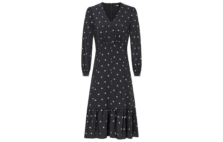 KARL LAGERFELD Длинное платье с рукавами Женское Черное KARL LAGERFELD / Karl Lagerfeld Jeans 
KARL LAGERFELD Длинное платье с рукавами Женское Черное KARL LAGERFELD / Karl Lagerfeld Jeans