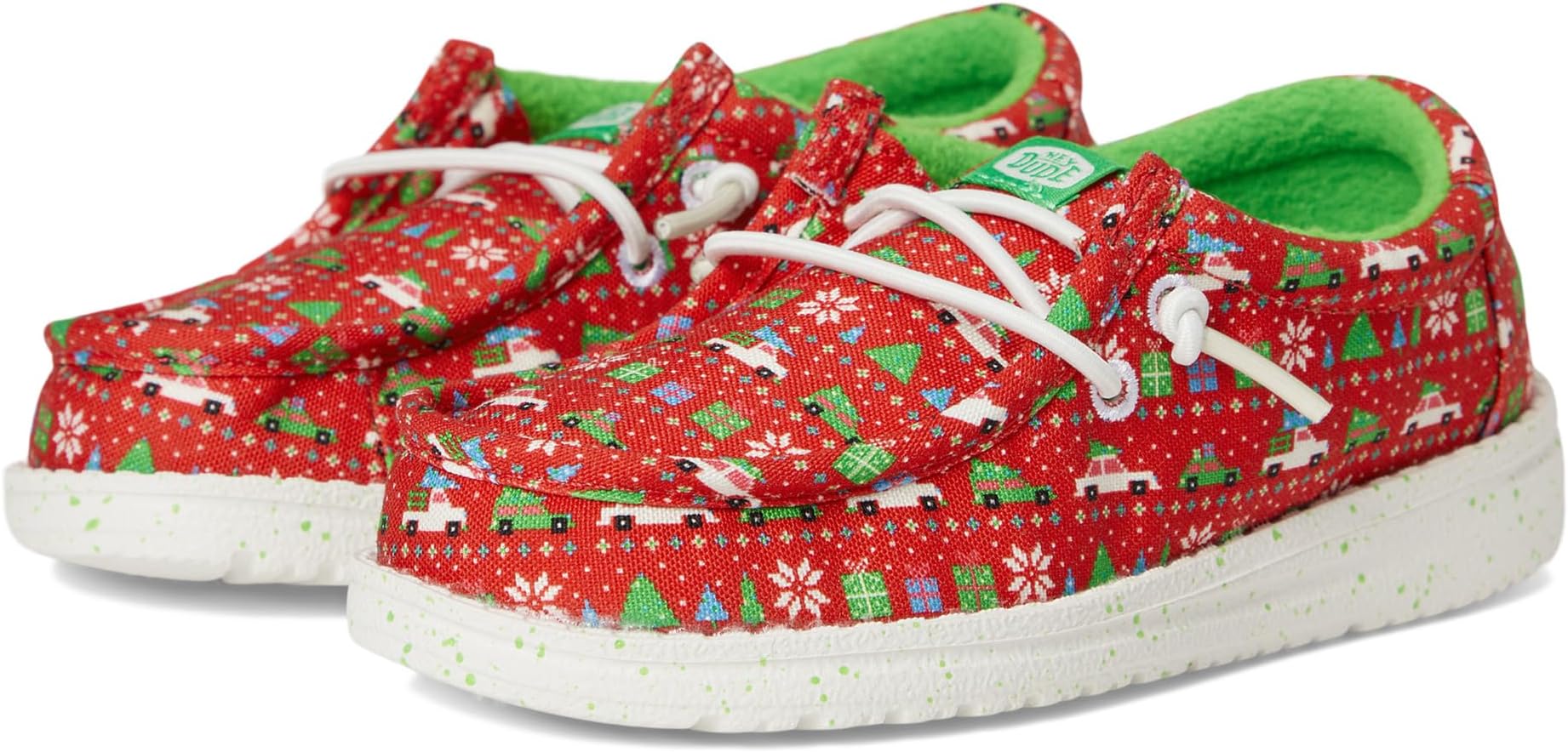 Кроссовки Hey Dude Kids Wally Holiday Sweater, Red/Green
Кроссовки Hey Dude Kids Wally Holiday Sweater, Red/Green