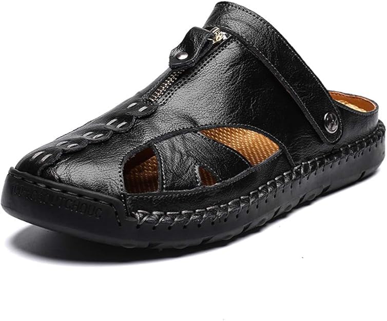 Мужские сандалии Asifn летние для прогулок на открытом воздухе, кожаные дышащие шлепанцы, мягкие с открытым носком, повседневные тапочки для пляжа, черный
Мужские сандалии Asifn летние для прогулок на открытом воздухе, кожаные дышащие шлепанцы, мягкие с открытым носком, повседневные тапочки для пляжа, черный