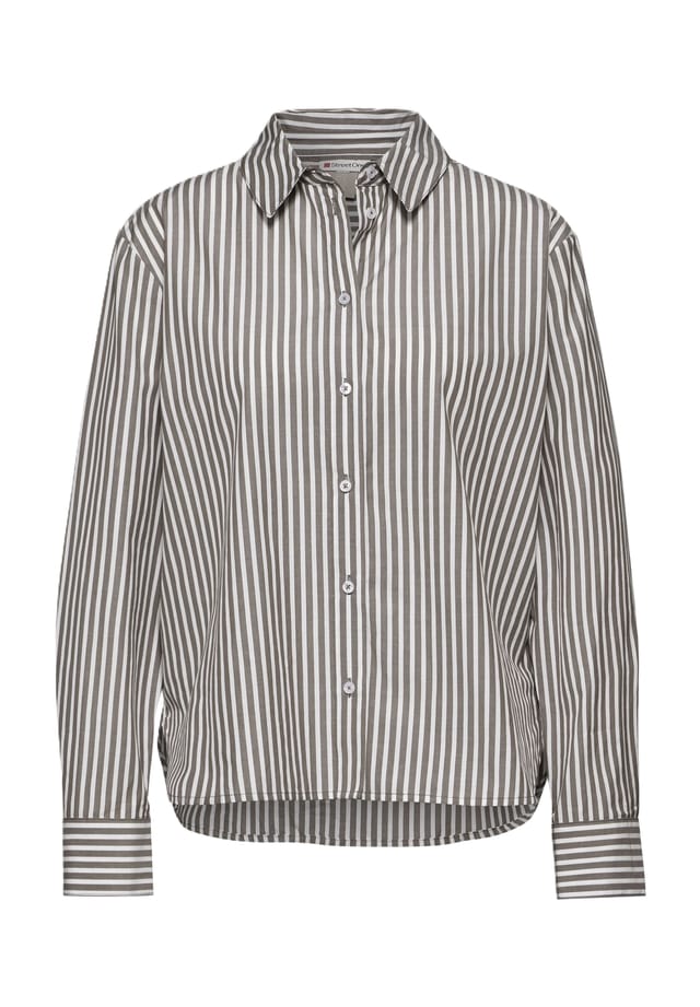 Хлопковая рубашка блузка Street One, коричневый
Хлопковая рубашка блузка Street One, коричневый