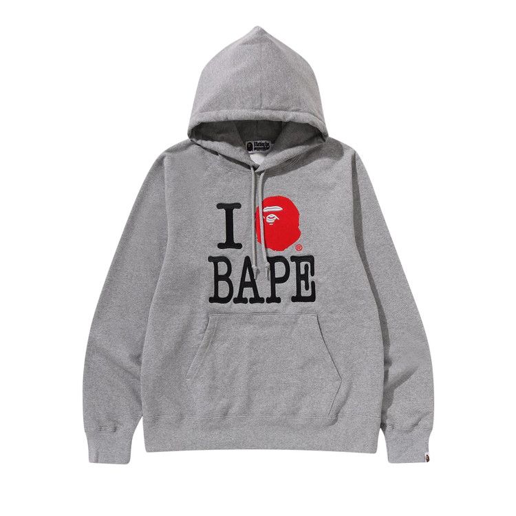 Худи BAPE I Love BAPE Pullover Hoodie, Grey
Худи BAPE I Love BAPE Pullover Hoodie, Grey