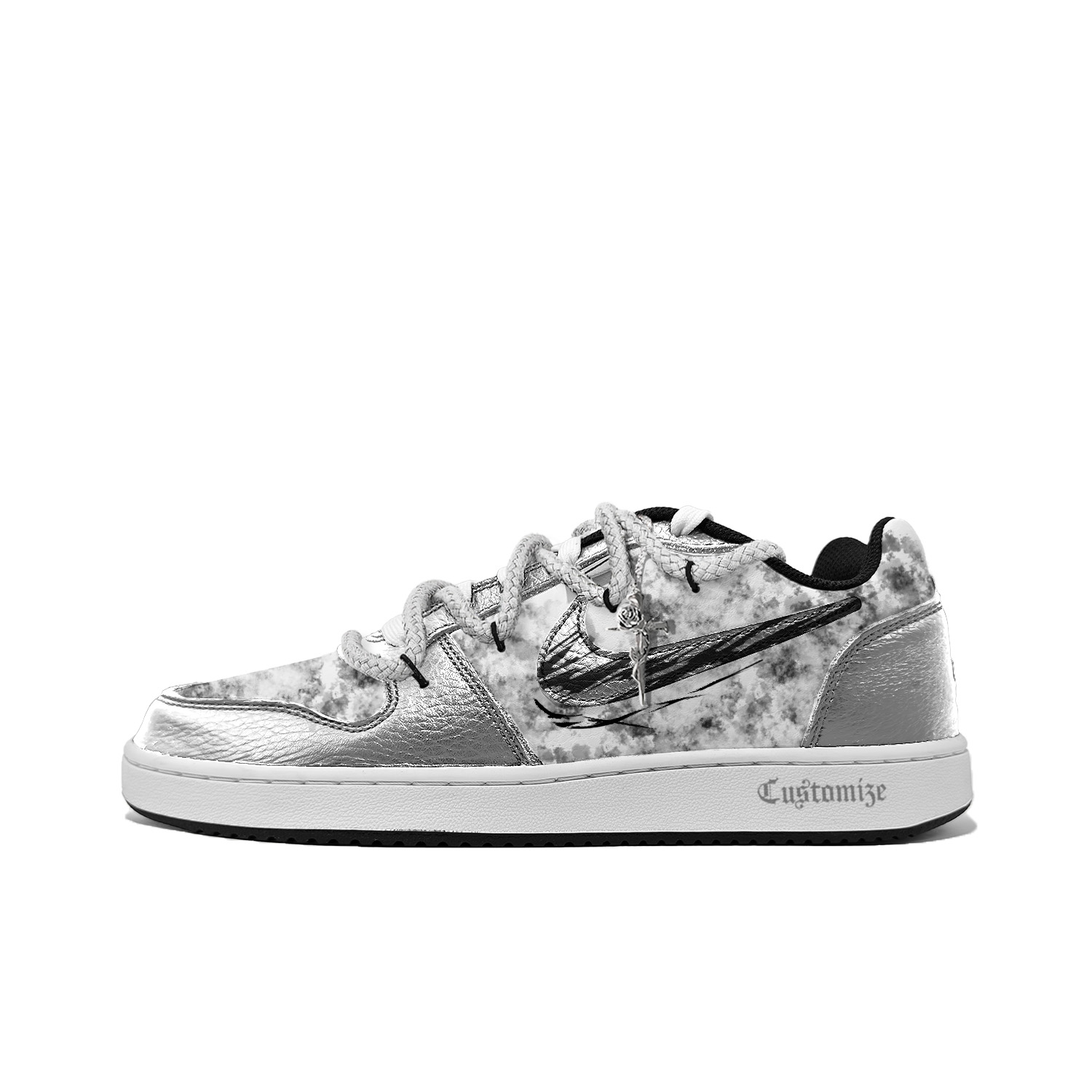 Nike Эбернон серебряные лезвия нескользящие устойчивые к истиранию низкие скейтерские кроссовки мужские серебристые, цвет Silver
Nike Эбернон серебряные лезвия нескользящие устойчивые к истиранию низкие скейтерские кроссовки мужские серебристые, цвет Silver