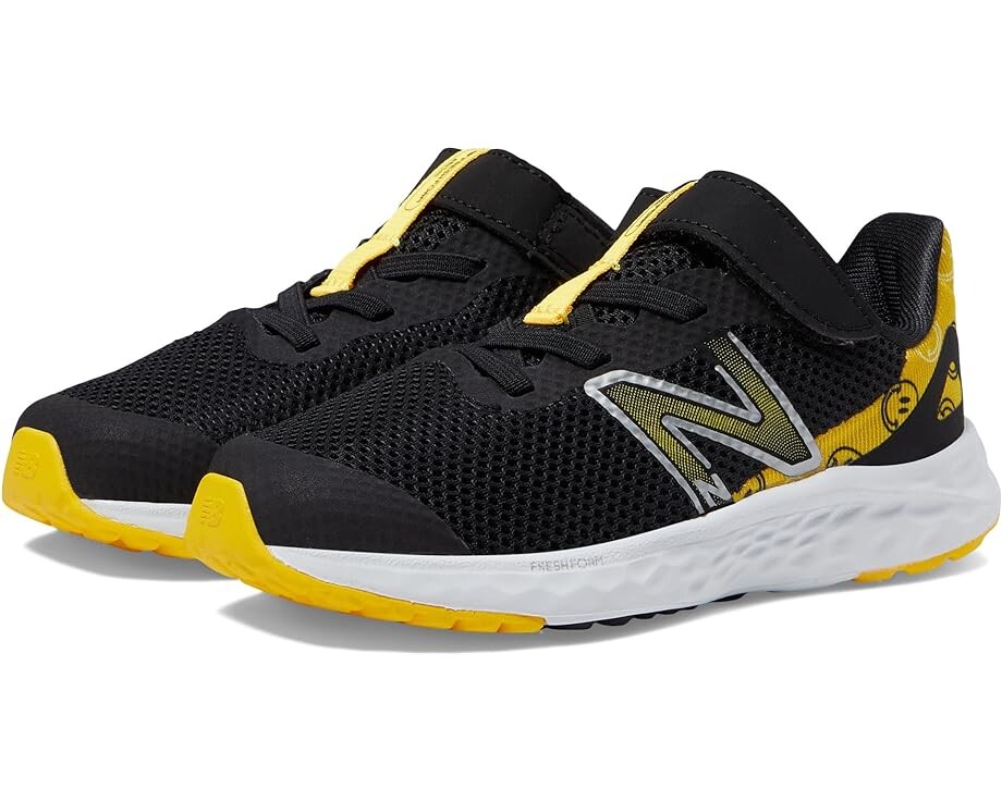 Кроссовки New Balance Fresh Foam Arishi v4 Bungee Lace with Hook-and-Loop Top Strap, цвет Black/Hot Marigold 
Кроссовки New Balance Fresh Foam Arishi v4 Bungee Lace with Hook-and-Loop Top Strap, цвет Black/Hot Marigold