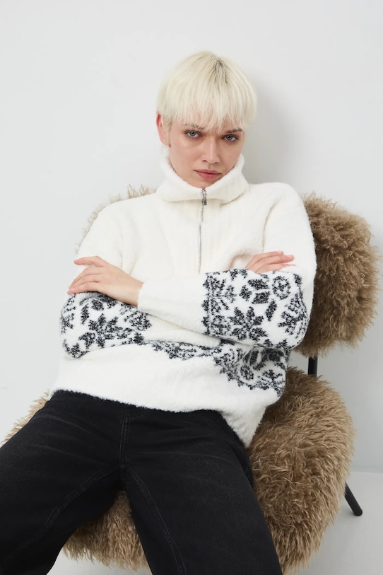 Свитер из смесовой шерсти Medicine, бежевый
Свитер из смесовой шерсти Medicine, бежевый