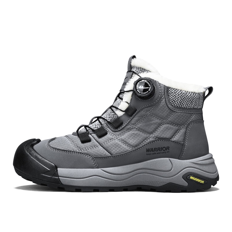 WARRIOR Мужские серые снегоходные ботинки с термоамортизацией, усиленной защитой, увеличенной высотой, балансировкой и устойчивостью к истиранию
WARRIOR Мужские серые снегоходные ботинки с термоамортизацией, усиленной защитой, увеличенной высотой, балансировкой и устойчивостью к истиранию