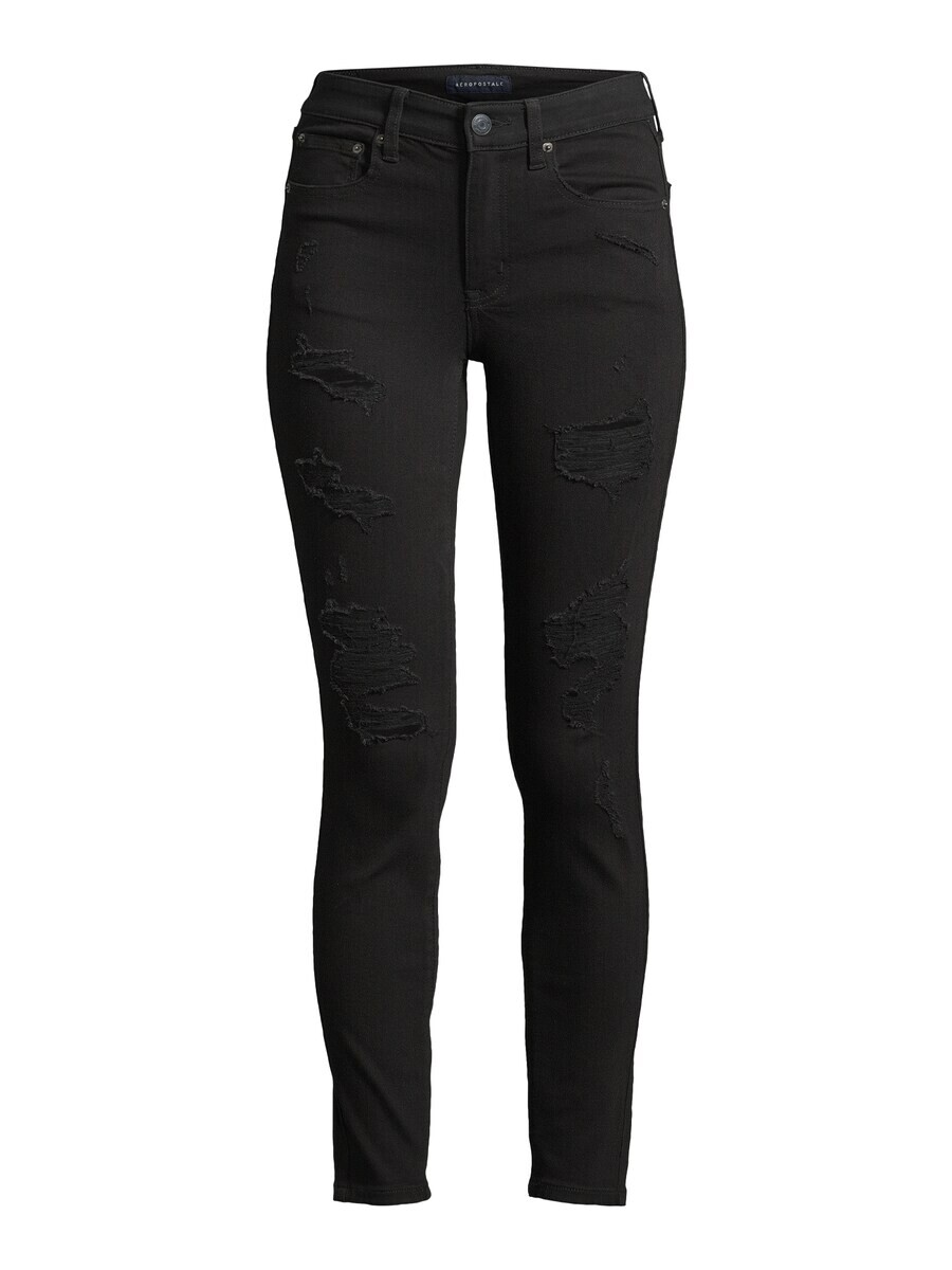 Джинсы скинни AÉROPOSTALE Skinny Jeans, черный деним
Джинсы скинни AÉROPOSTALE Skinny Jeans, черный деним