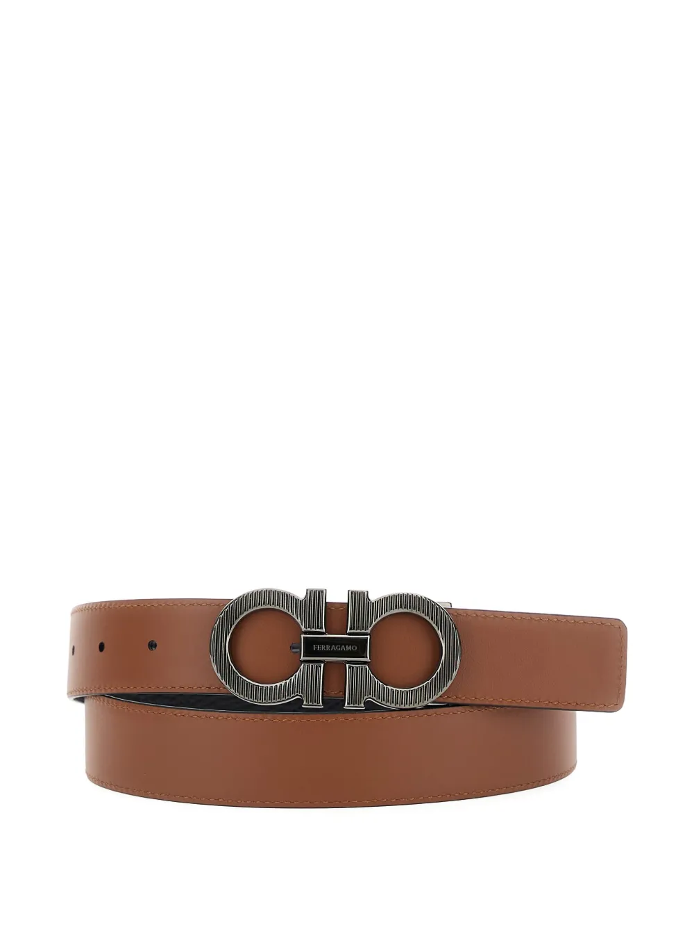 Кожаный ремень с пряжкой Ганчини Ferragamo, черный
Кожаный ремень с пряжкой Ганчини Ferragamo, черный