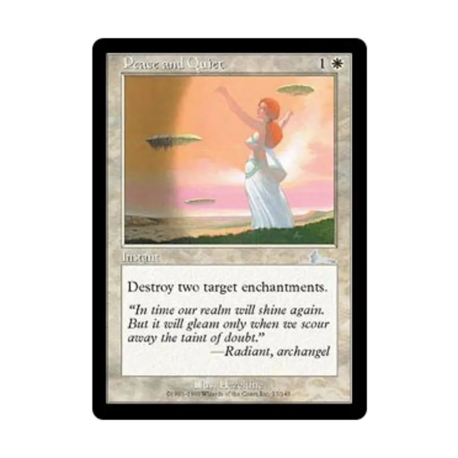 CCG Тишина и покой (U), MTG - Urza's Legacy
CCG Тишина и покой (U), MTG - Urza's Legacy