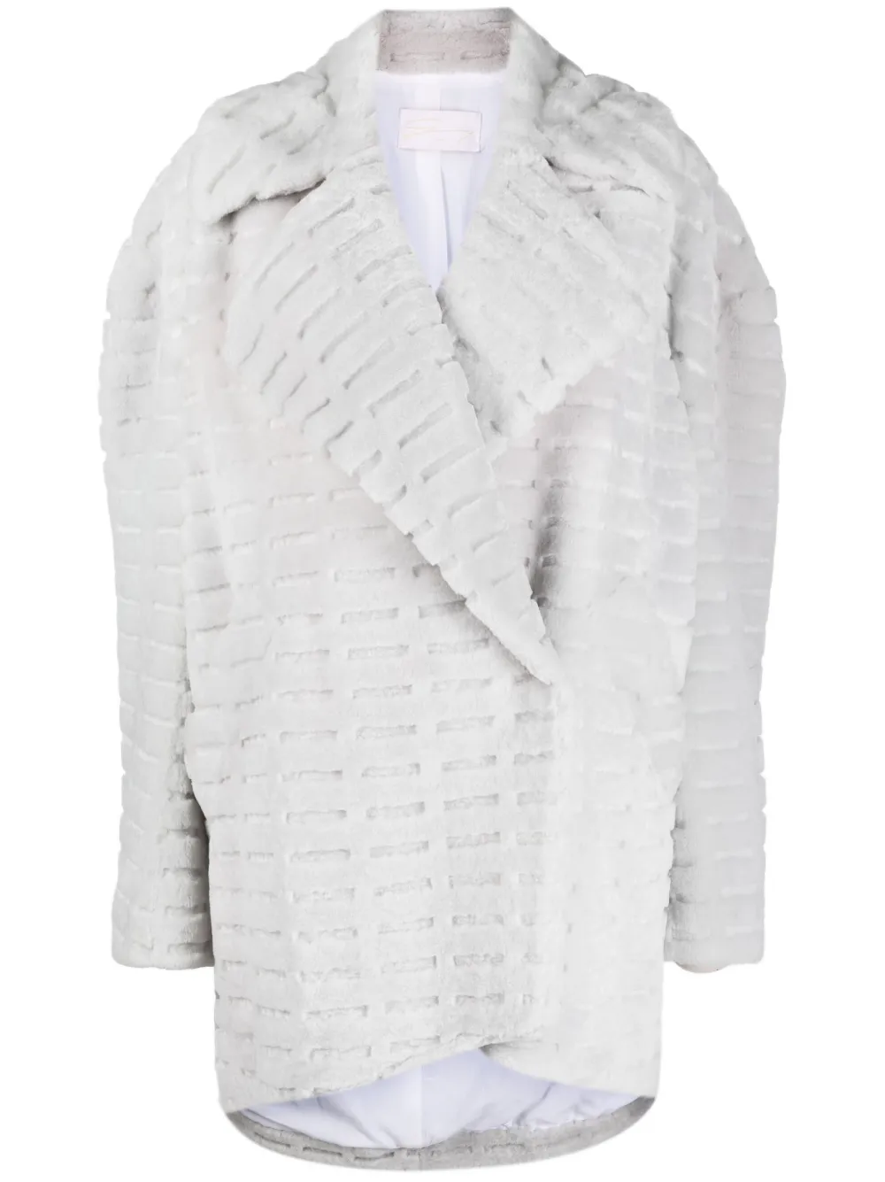 Однобортное пальто с тиснением Genny, серый
Однобортное пальто с тиснением Genny, серый