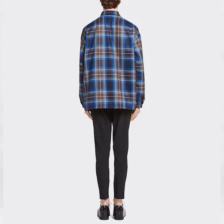 Рубашка мужская синяя Prada, синий
Рубашка мужская синяя Prada, синий