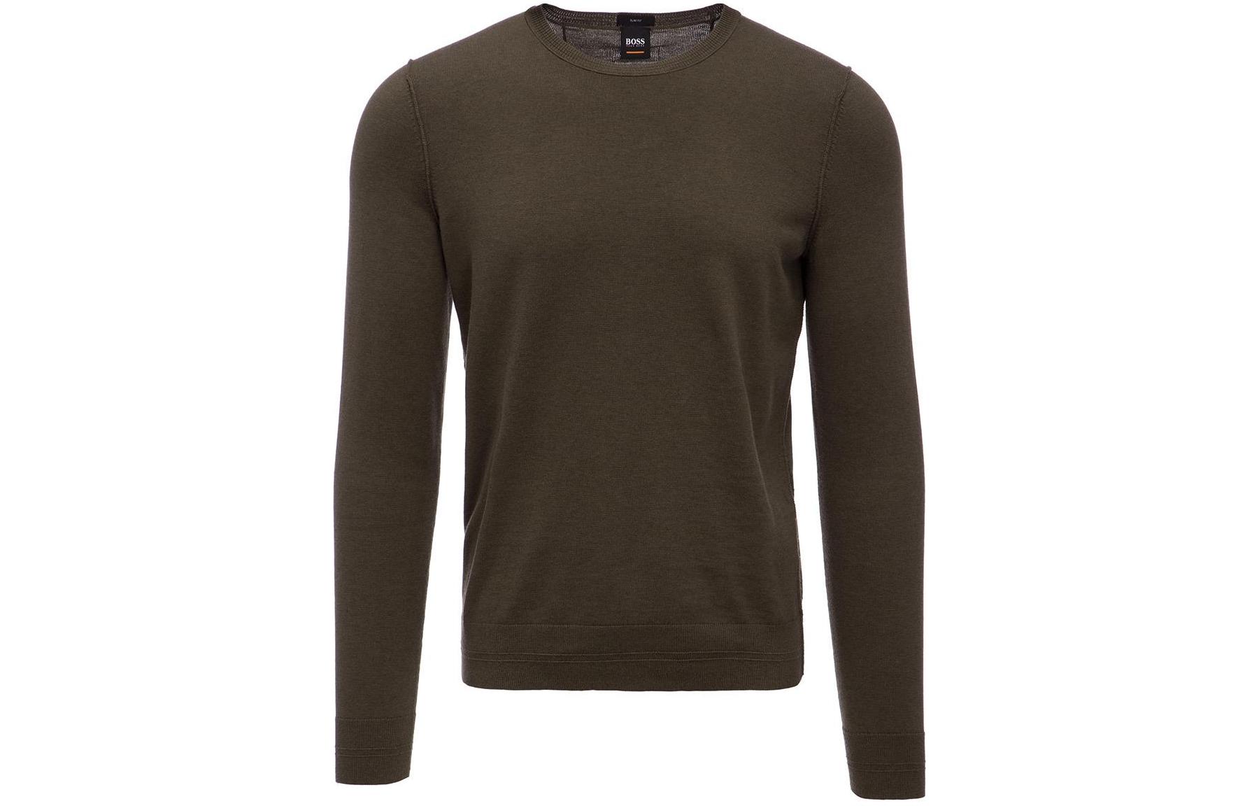 HUGO BOSS Трикотажный свитер мужской зеленый
HUGO BOSS Трикотажный свитер мужской зеленый