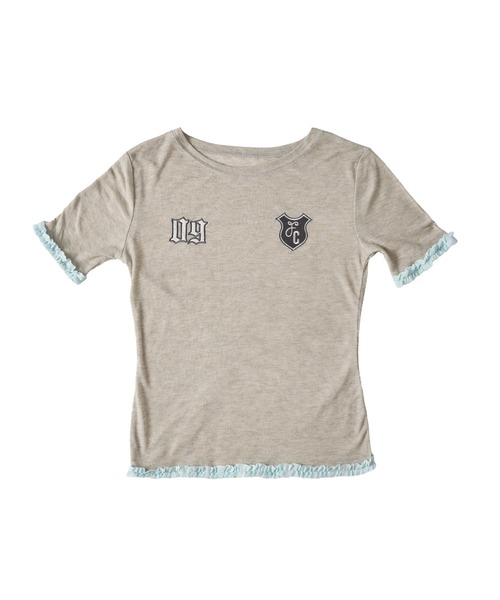 Футболка с оборками, GAME FCMM, серый
Футболка с оборками, GAME FCMM, серый