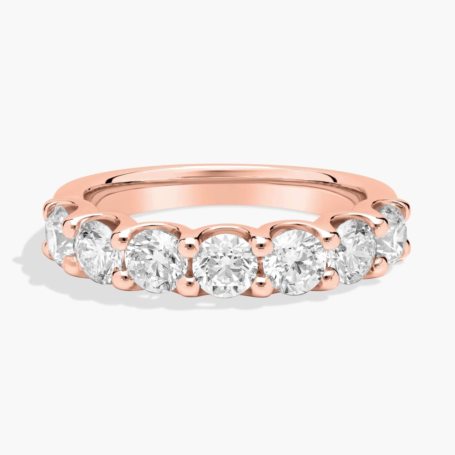 Кольцо с семью выращенными в лаборатории бриллиантами с общим контуром зубцов из розового золота 14 карат (2 карата, двойной огранки - FG / VS2-SI1) Blue Nile
Кольцо с семью выращенными в лаборатории бриллиантами с общим контуром зубцов из розового золота 14 карат (2 карата, двойной огранки - FG / VS2-SI1) Blue Nile