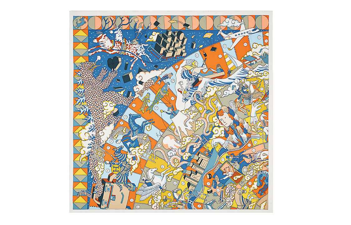 Шёлковый платок HERMES Мультиколор
Шёлковый платок HERMES Мультиколор