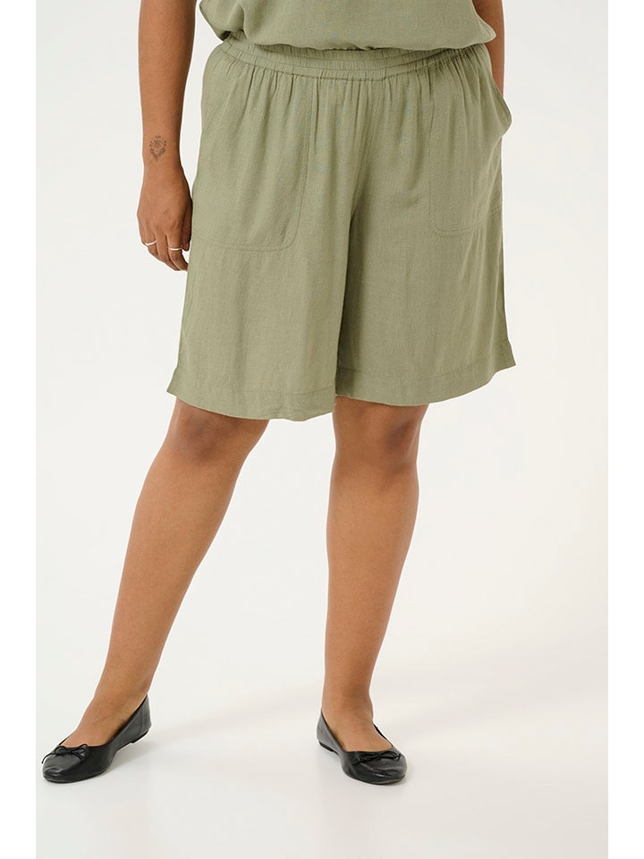 Тканевые шорты KAFFE curve, оливковый
Тканевые шорты KAFFE curve, оливковый
