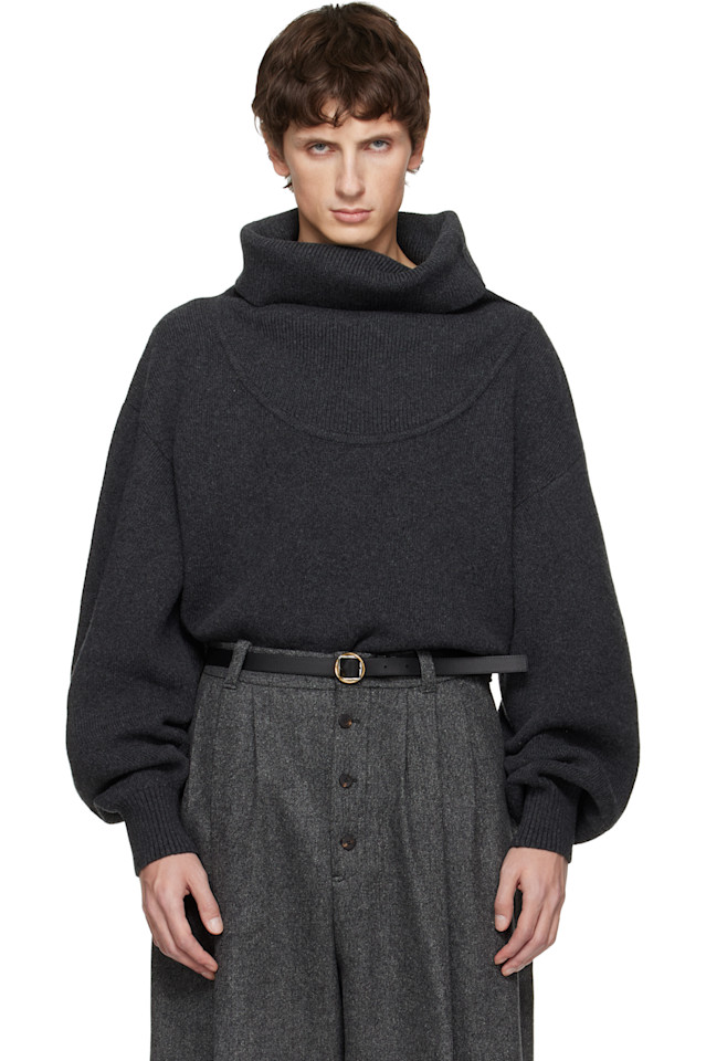 Jacquemus Серый свитер "Палон"
Jacquemus Серый свитер "Палон"