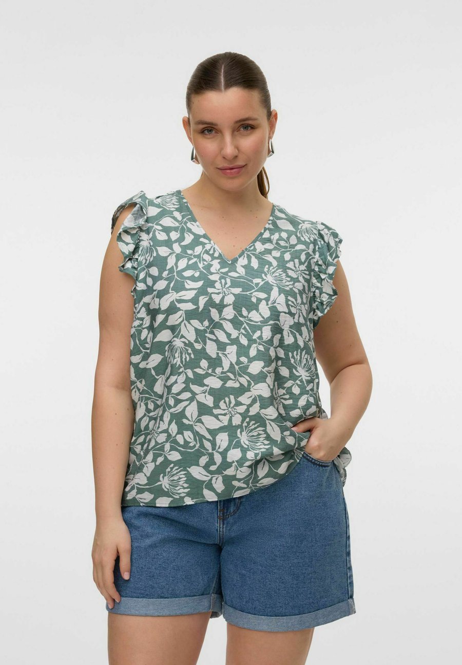 Блуза Vero Moda Curve Blouse, Laurel Wreath/Mottled Green
Блуза Vero Moda Curve Blouse, Laurel Wreath/Mottled Green