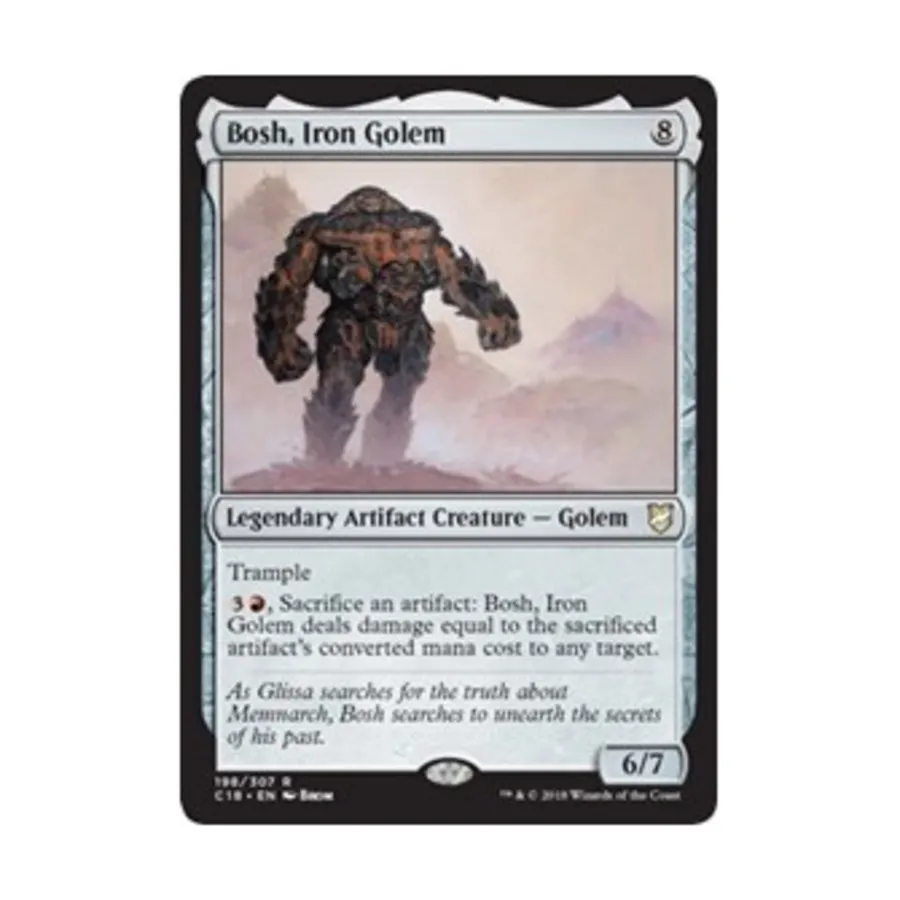 CCG Бош, Железный Голем (клавиша R), MTG - Commander 2018
CCG Бош, Железный Голем (клавиша R), MTG - Commander 2018