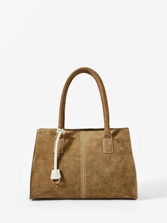 Сумка-тоут с ручкой из замши Mint Velvet, Green Khaki
Сумка-тоут с ручкой из замши Mint Velvet, Green Khaki