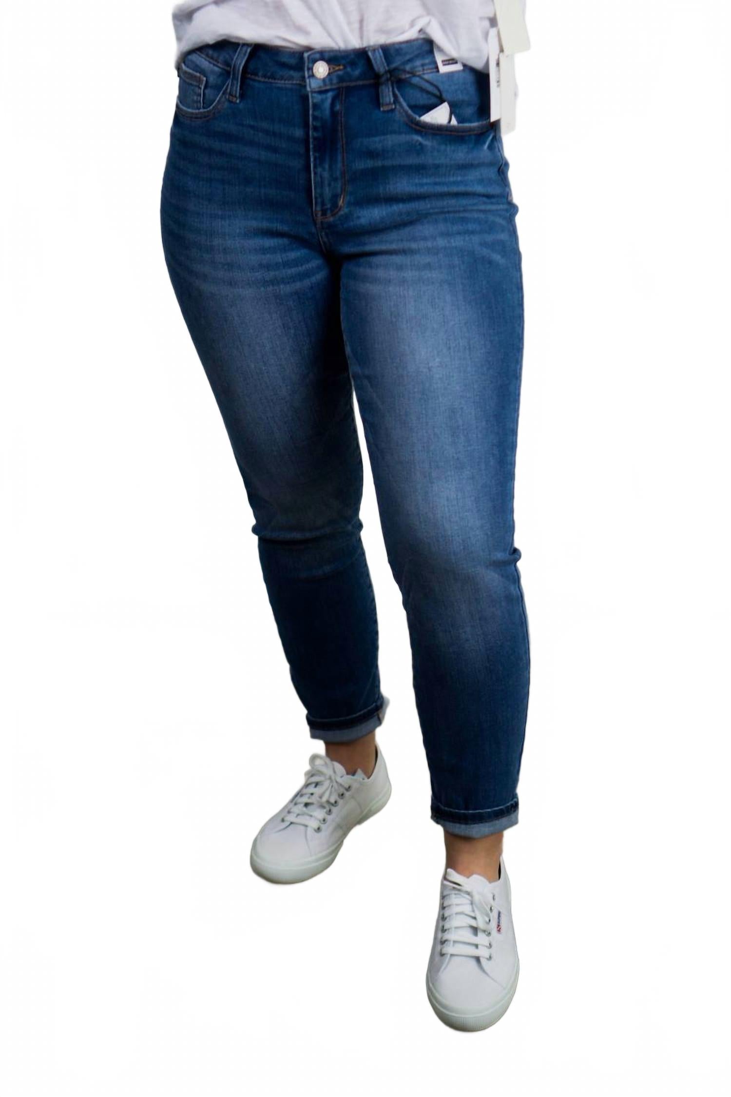 Женские джинсы с высокой посадкой и зауженным кроем в средне-синем цвете Judy Blue
Женские джинсы с высокой посадкой и зауженным кроем в средне-синем цвете Judy Blue