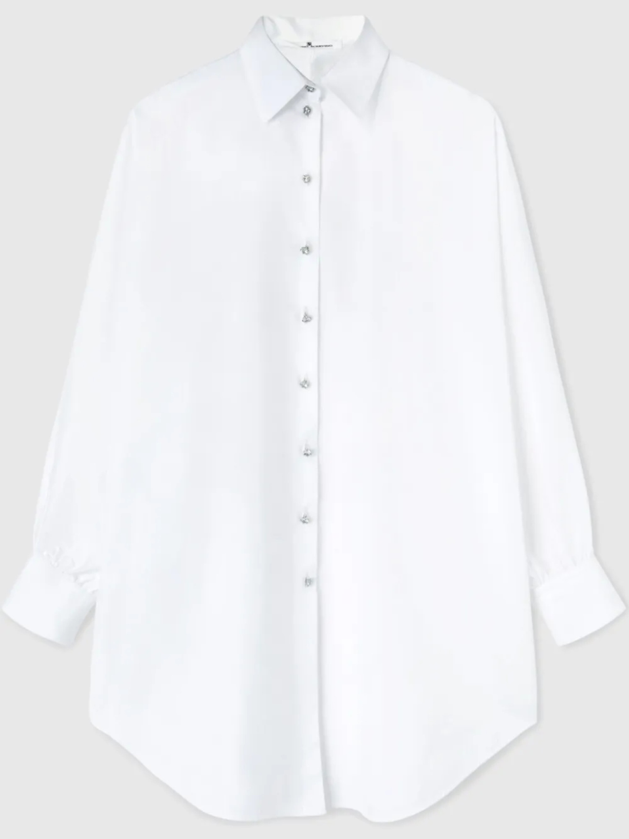 Рубашка из поплина с пуговицами-драгоценностями от Ermanno Scervino, белый
Рубашка из поплина с пуговицами-драгоценностями от Ermanno Scervino, белый