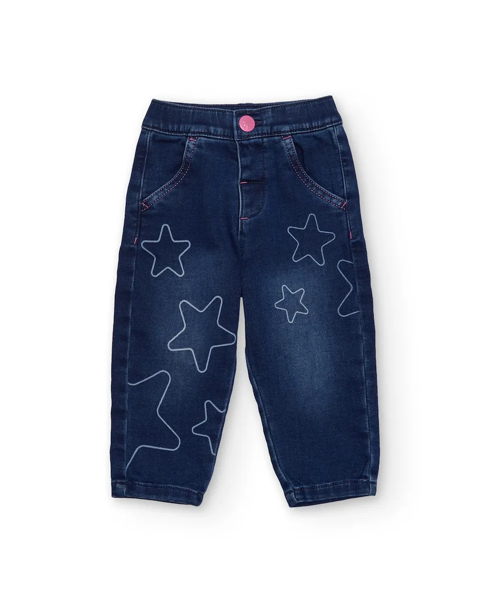 Детские джинсы синего цвета с принтом звезд Tuc tuc
Детские джинсы синего цвета с принтом звезд Tuc tuc