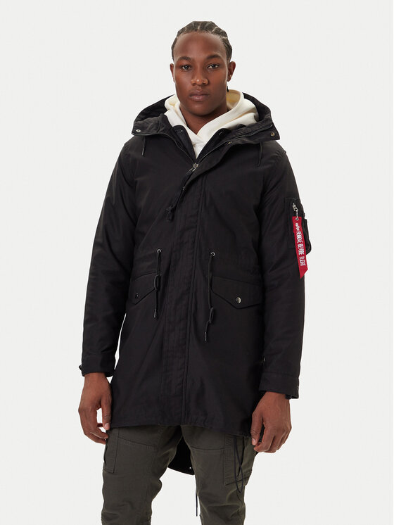 Парка regular fit Studio M-51 Fishtail 258112 Alpha Industries, черный
Парка regular fit Studio M-51 Fishtail 258112 Alpha Industries, черный