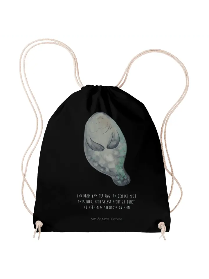 Спортивная сумка Mr & Mrs Panda Sportbeutel Seekuh Happy, черный
Спортивная сумка Mr & Mrs Panda Sportbeutel Seekuh Happy, черный