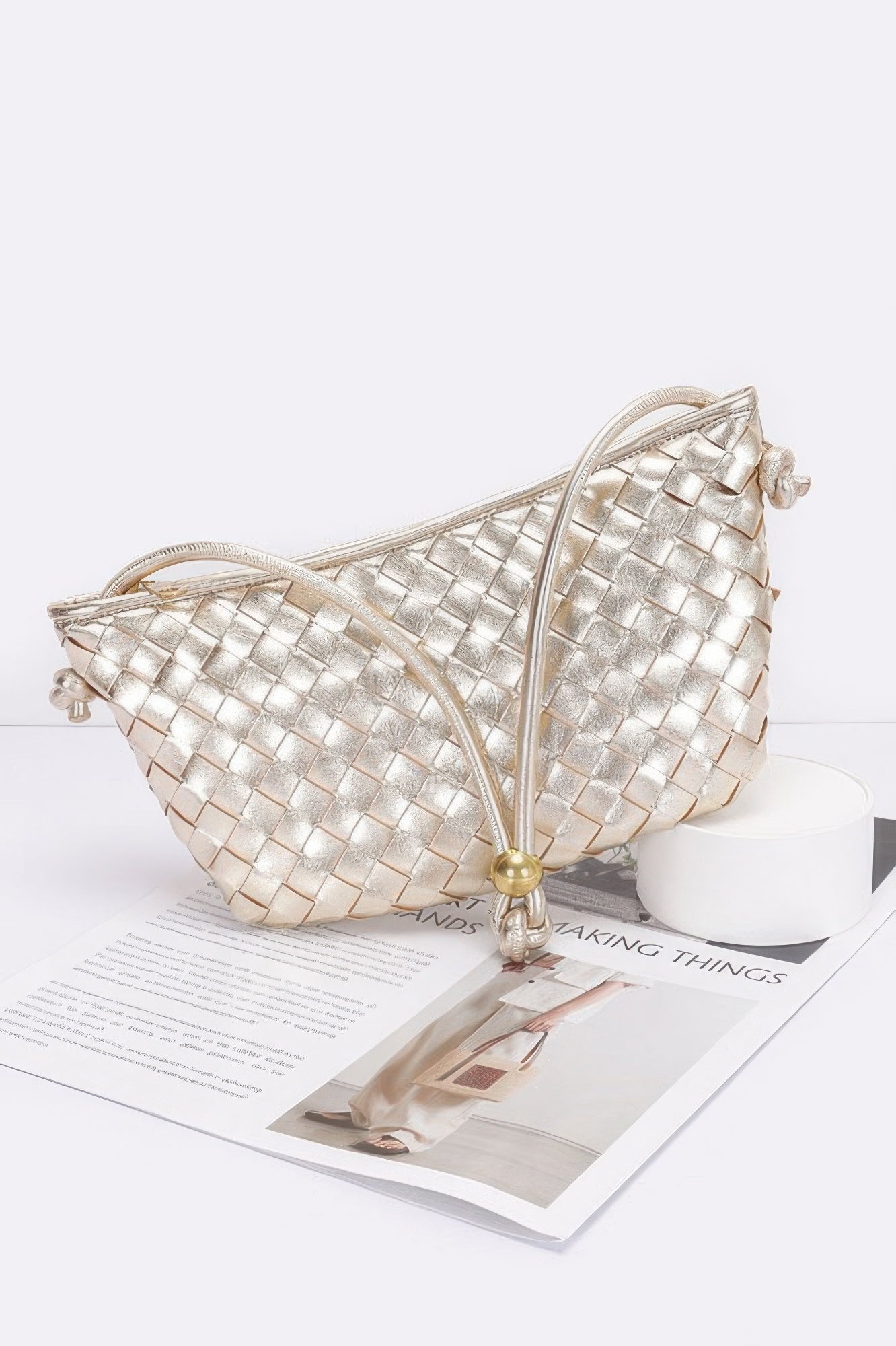 Искусственная кожаная сумка с плетеным ремнем на запястье и плече FASHNZFAB, золотой, Золотистый, Искусственная кожаная сумка с плетеным ремнем на запястье и плече FASHNZFAB, золотой
Искусственная кожаная сумка с плетеным ремнем на запястье и плече FASHNZFAB, золотой, Золотистый, Искусственная кожаная сумка с плетеным ремнем на запястье и плече FASHNZFAB, золотой