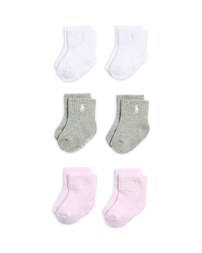 Детские носки с противоскользящей подошвой, набор из 6 пар - Baby Ralph Lauren, белый
Детские носки с противоскользящей подошвой, набор из 6 пар - Baby Ralph Lauren, белый