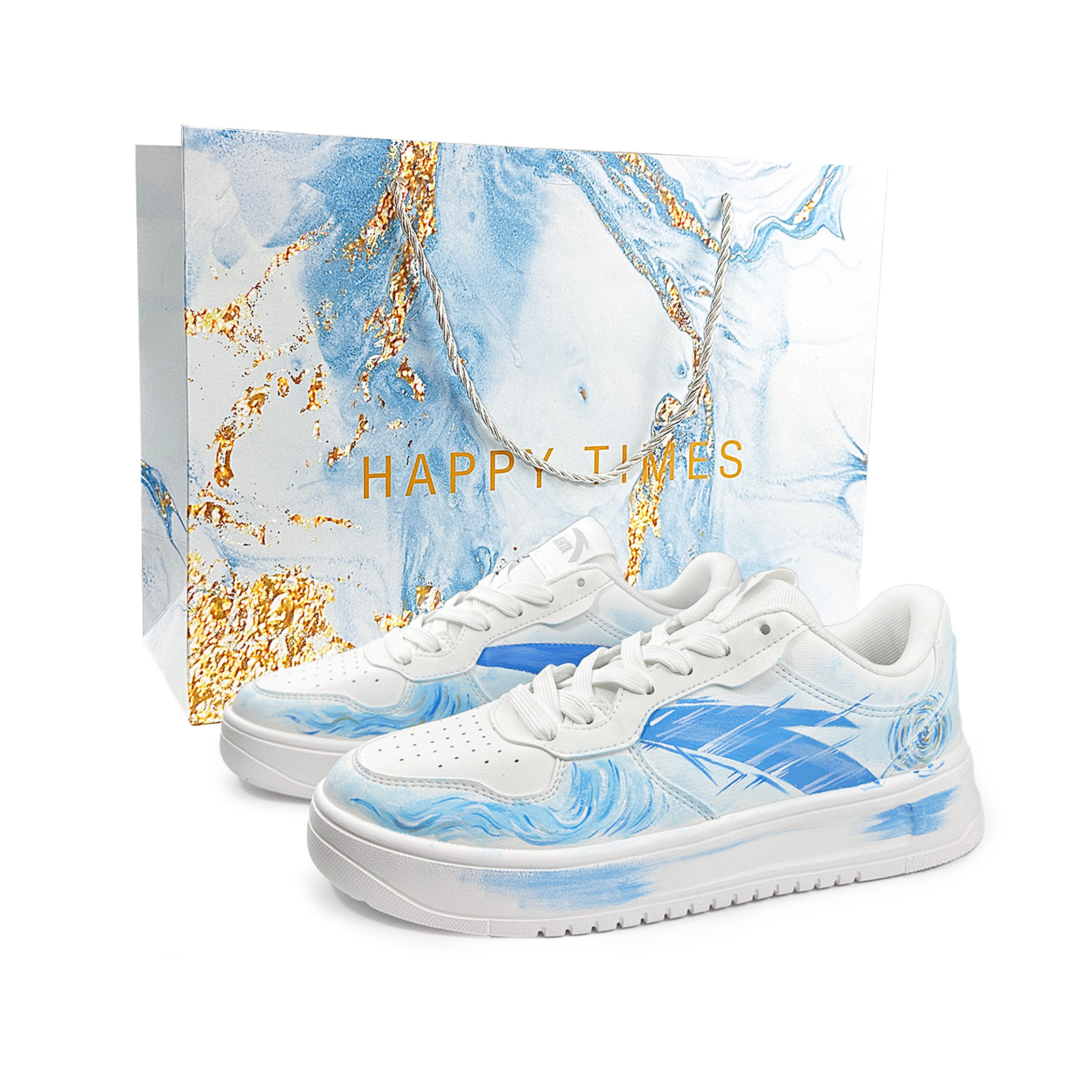 ANTA Свободные, легкие и дышащие низкие кроссовки для скейтбординга, мужские, небесно-голубые
ANTA Свободные, легкие и дышащие низкие кроссовки для скейтбординга, мужские, небесно-голубые