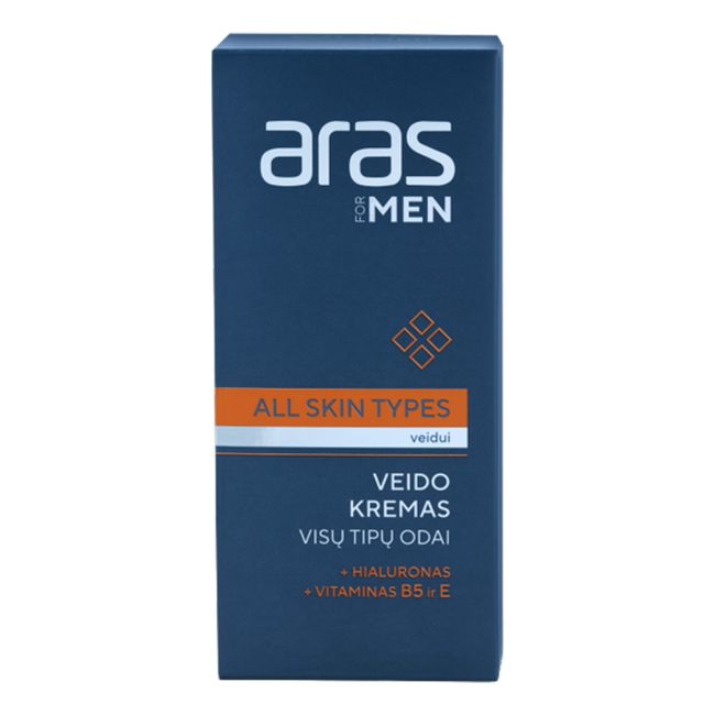 Крем для лица для всех типов кожи у мужчин Aras, 50 мл
Крем для лица для всех типов кожи у мужчин Aras, 50 мл