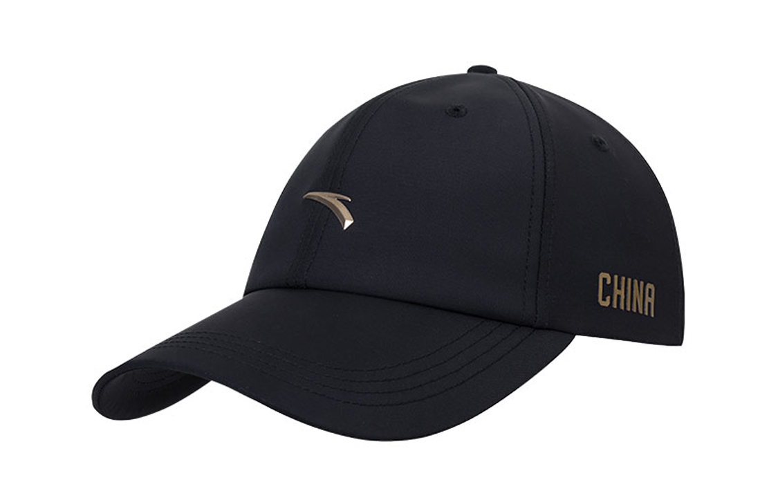 ANTA Бейсболка унисекс черная, Black
ANTA Бейсболка унисекс черная, Black