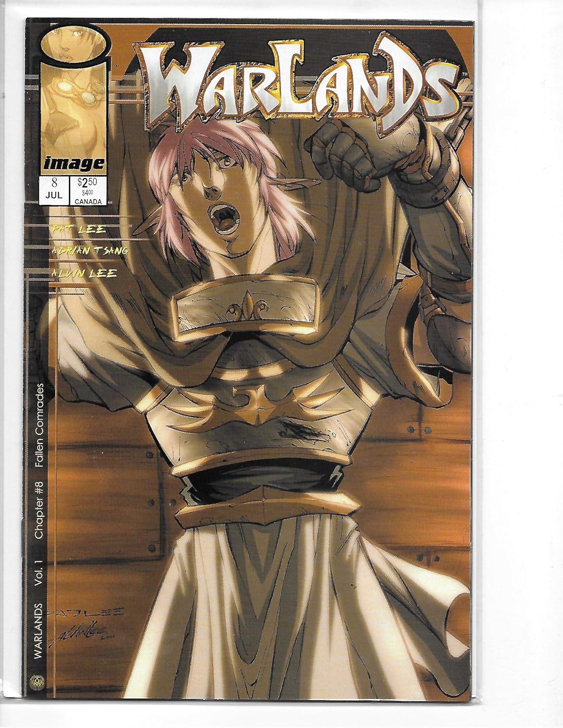 Warlands #8: Fallen Comrades July 2000 (Image Comics/ Dreamwave)
Warlands #8: Fallen Comrades July 2000 (Image Comics/ Dreamwave)
