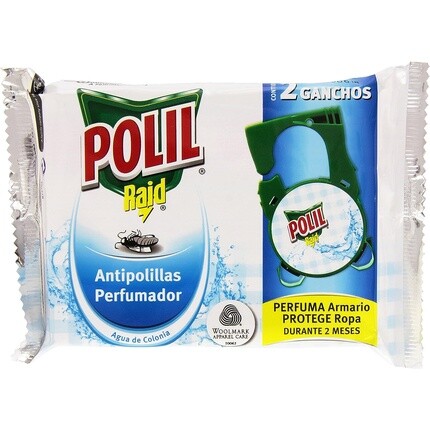Вешалки Polil против моли с ароматом лаванды, 2 крючка, Raid
Вешалки Polil против моли с ароматом лаванды, 2 крючка, Raid