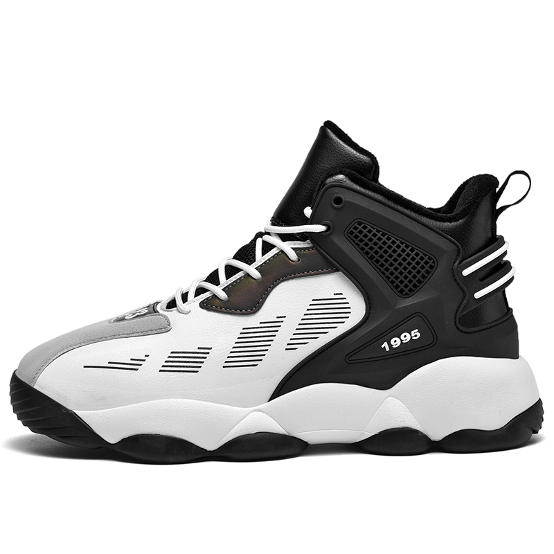 Black-tailed deer Термоутепленные устойчивые к истиранию и скольжению баскетбольные кроссовки Black tailed Deer с высоким верхом для мужчин на флисовой подкладке белого цвета
Black-tailed deer Термоутепленные устойчивые к истиранию и скольжению баскетбольные кроссовки Black tailed Deer с высоким верхом для мужчин на флисовой подкладке белого цвета