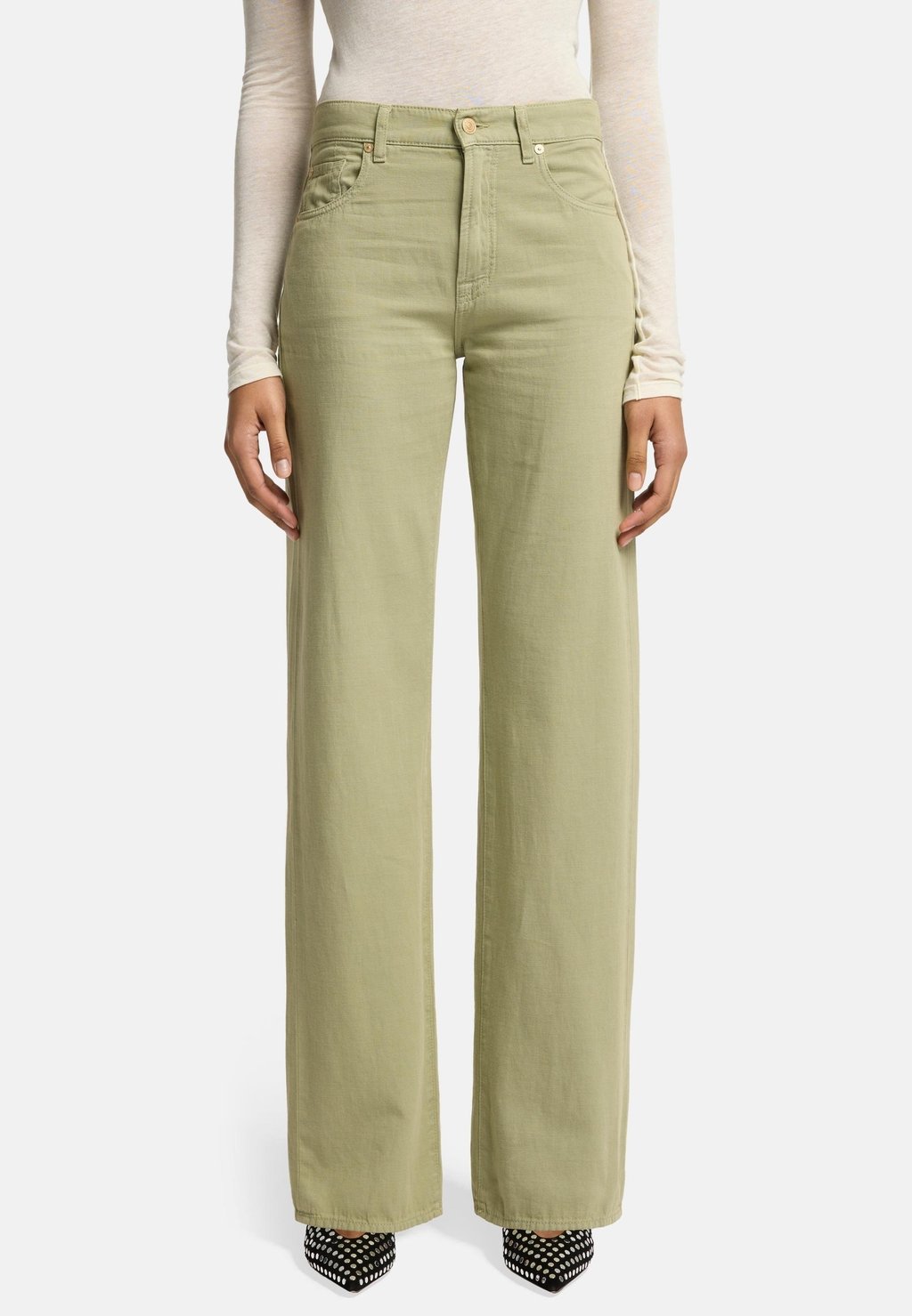 Джинсы свободного кроя 7 for all mankind, зеленый
Джинсы свободного кроя 7 for all mankind, зеленый