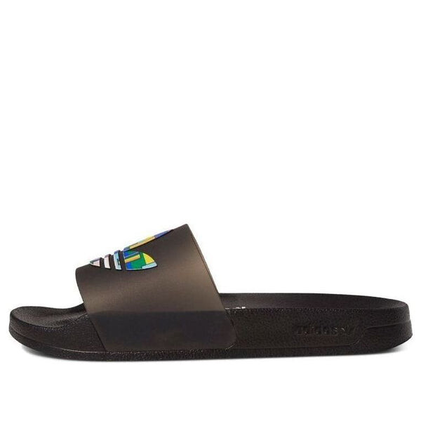 Тапочки adilette slides 'pride - core black' Adidas, черный
Тапочки adilette slides 'pride - core black' Adidas, черный