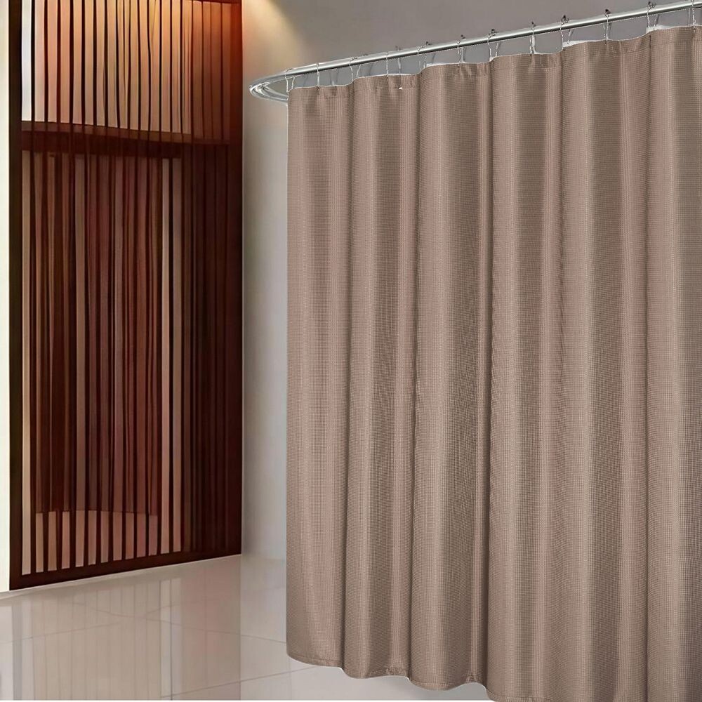 Прочная вафельная ткань коллекции Dainty Home Hotel Collection, занавеска для душа, цвет Mocha
Прочная вафельная ткань коллекции Dainty Home Hotel Collection, занавеска для душа, цвет Mocha