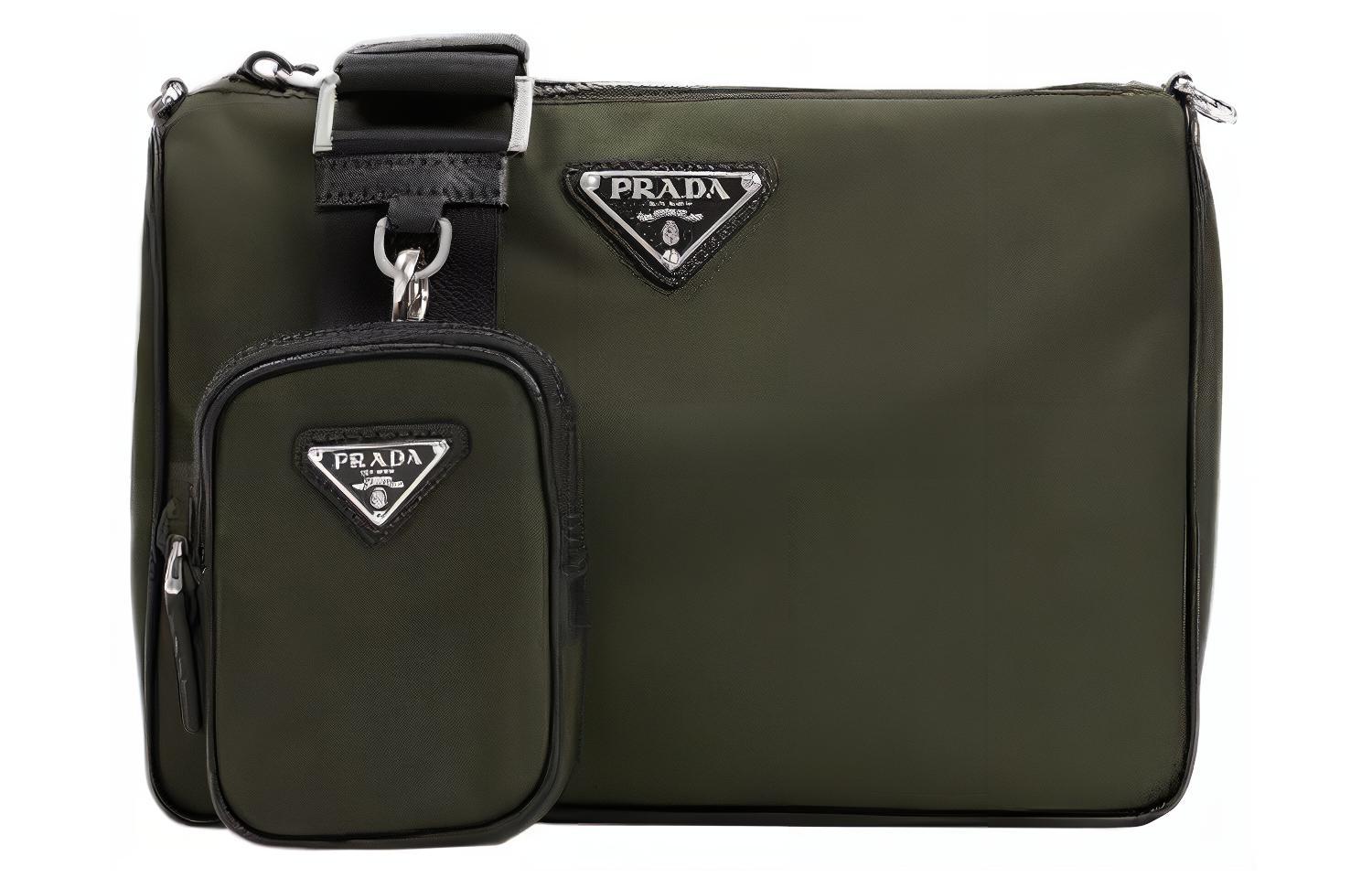 PRADA Полиамидный курьерский рюкзак через плечо мужской зеленый
PRADA Полиамидный курьерский рюкзак через плечо мужской зеленый