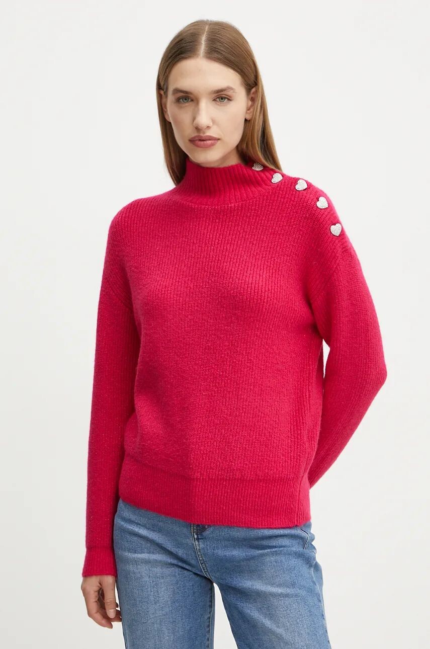 Свитер Morgan MSTORI из смесовой шерсти, розовый
Свитер Morgan MSTORI из смесовой шерсти, розовый