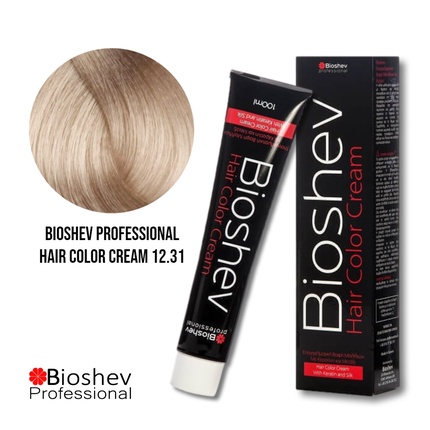 Крем-краска для волос 100 мл - Extra Lightening Beige Blond Bioshev Professional 
Крем-краска для волос 100 мл - Extra Lightening Beige Blond Bioshev Professional