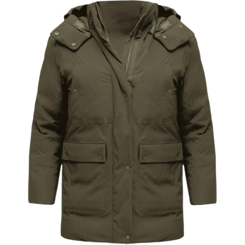 Пуховик женский с отстегивающимся капюшоном Moderate Parka Lululemon, army зеленый/armg
Пуховик женский с отстегивающимся капюшоном Moderate Parka Lululemon, army зеленый/armg