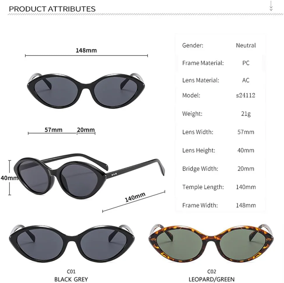 Маленькие солнцезащитные очки для женщин, модные очки «кошачий глаз», спортивные очки для активного отдыха, декоративные солнцезащитные очки для отпуска MTZJH, Grey
Маленькие солнцезащитные очки для женщин, модные очки «кошачий глаз», спортивные очки для активного отдыха, декоративные солнцезащитные очки для отпуска MTZJH, Grey