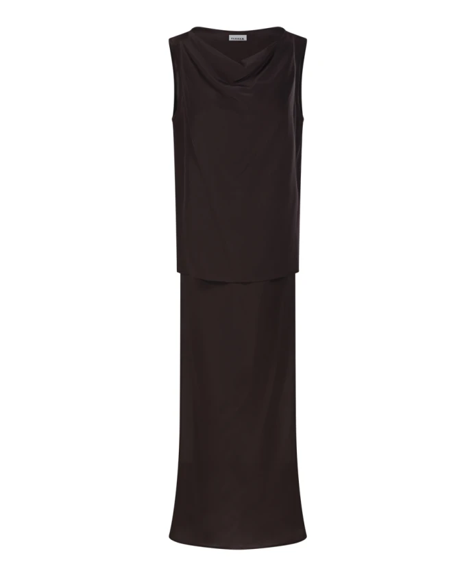 Элегантная коричневая блузка P.A.R.O.S.H., коричневый
Элегантная коричневая блузка P.A.R.O.S.H., коричневый