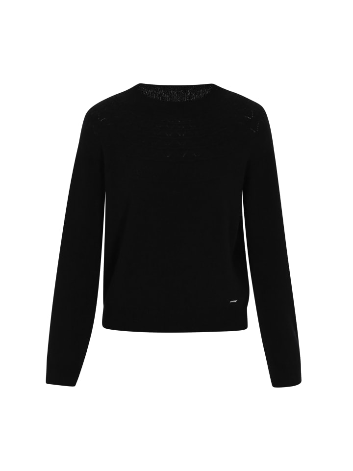 Женский свитер черного цвета DreiMaster
Женский свитер черного цвета DreiMaster