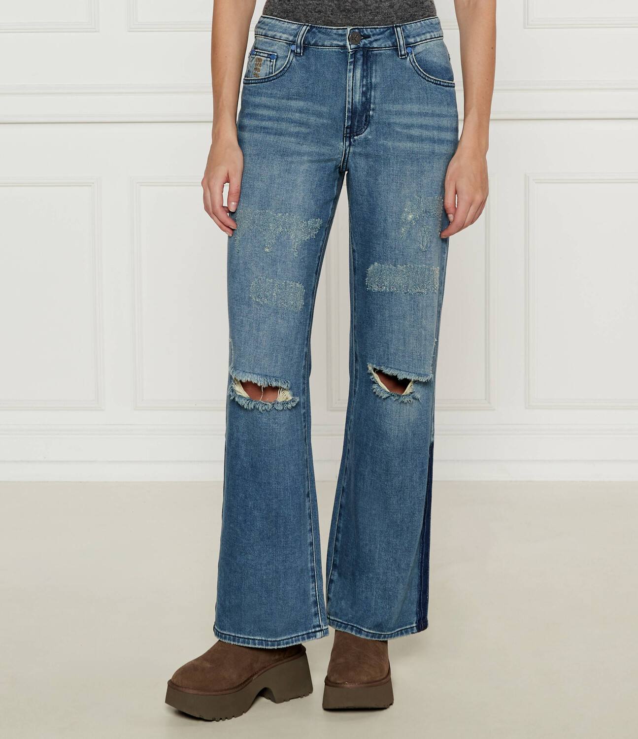 Джинсы One Teaspoon GRITTY flare fit, синий
Джинсы One Teaspoon GRITTY flare fit, синий