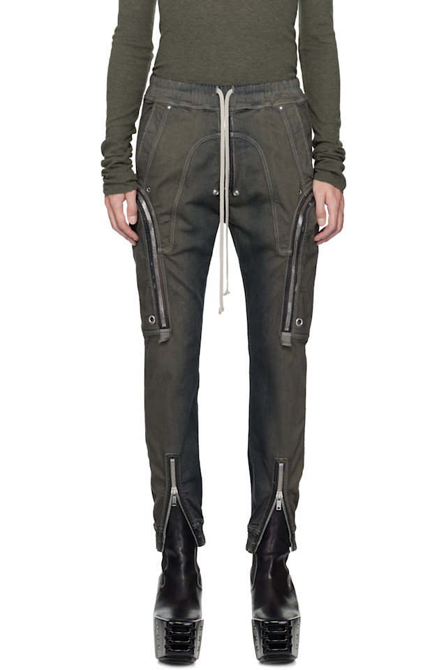 Rick Owens Серые конкордансы, брюки-карго в стиле Баухаус
Rick Owens Серые конкордансы, брюки-карго в стиле Баухаус